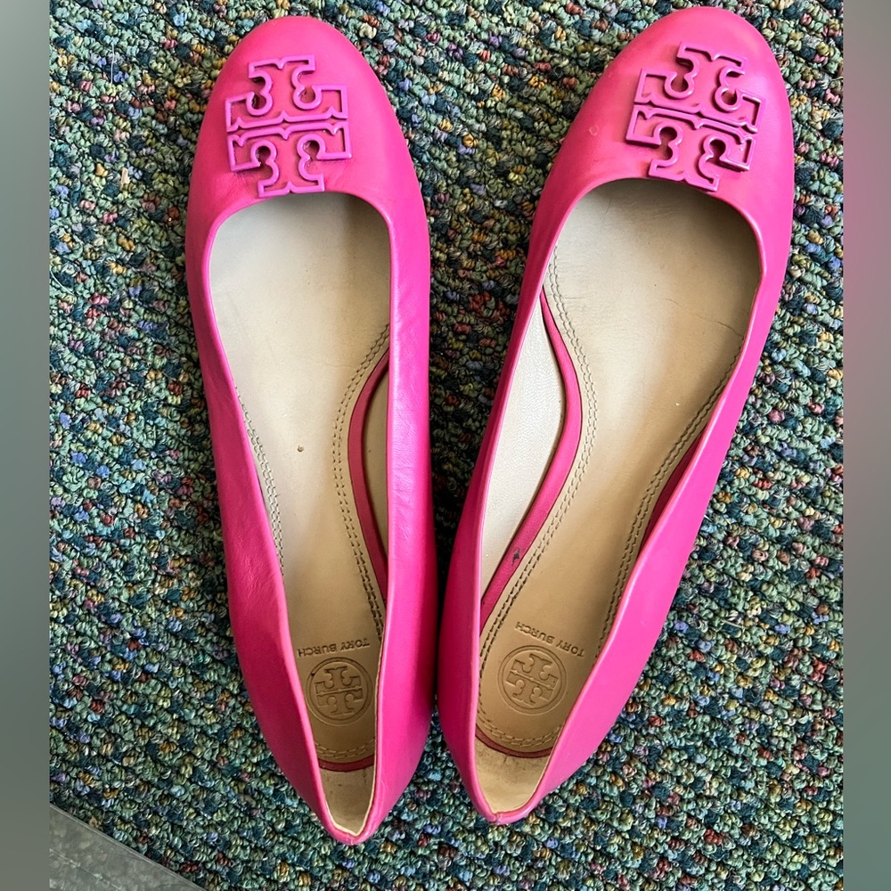 Beautiful pink Tory Burch flats